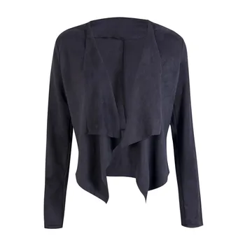 

New Stylish High Street Ladies Women Long Sleeve Waterfall Windproof Cardigans Casual Jacket Coat Jumper Solid Outwear Costume