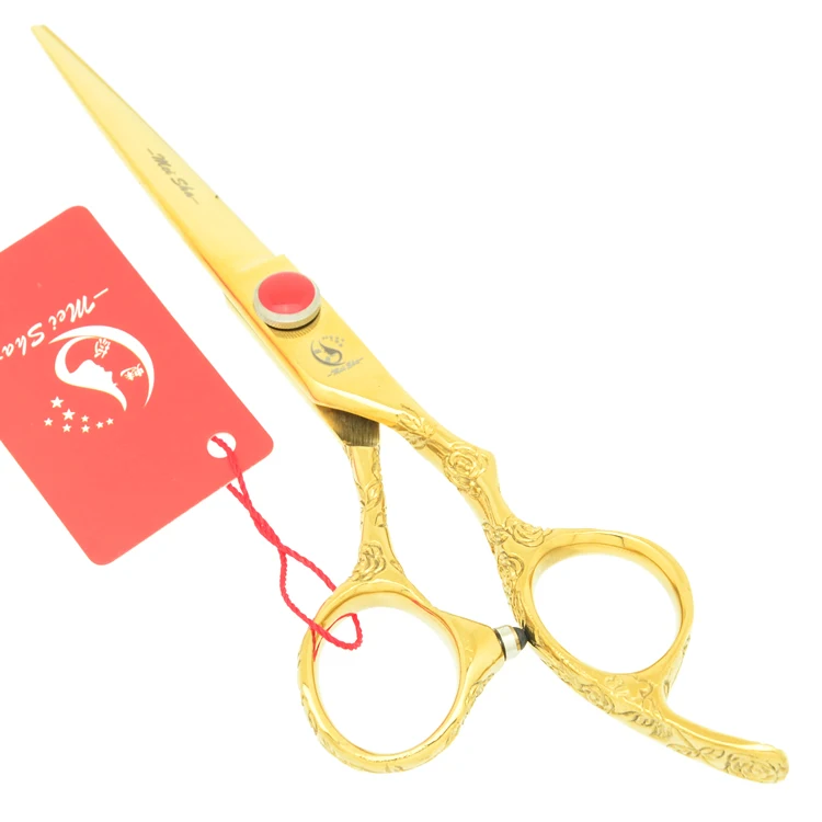 6,0 дюйма Meisha волос Ножницы Sharp JP440C сливы ручки золотые волос ножницы истончение Tesouras парикмахерских принадлежностей HA0341