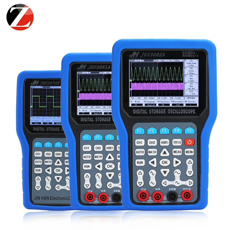 

Handheld Digital Storage Oscilloscope Portable Oscilloscope tool 2019 Hot sale Jinhan JDS3051A JDS3072E JDS3082A 50M 70M 80MHz