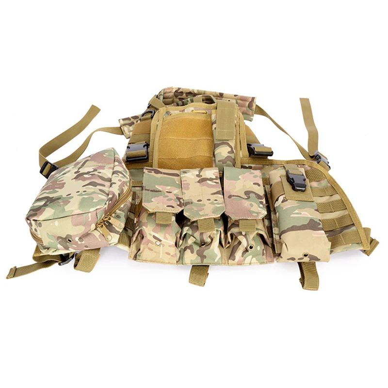Военная многофункциональная тактическая камуфляжная форма армейский жилет Colete