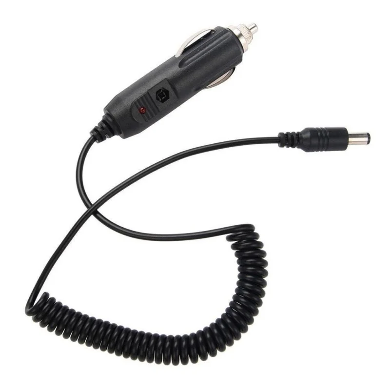 

DC 12V Car Charger Battery Cable UV-5R UV5R+ UV-5RE Plus Charger Cable For Dual Band Radio