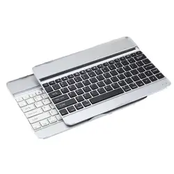 Ультра тонкий Серебряный алюминий беспроводной Bluetooth клавиатура чехол для Apple Ipad Air Ipad 5 Ipad Air 2 iPad 6