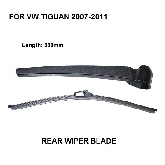 Rear Windshield Wiper arm + Blade 330mm Fits For VW TIGUAN 2007 2011,OE