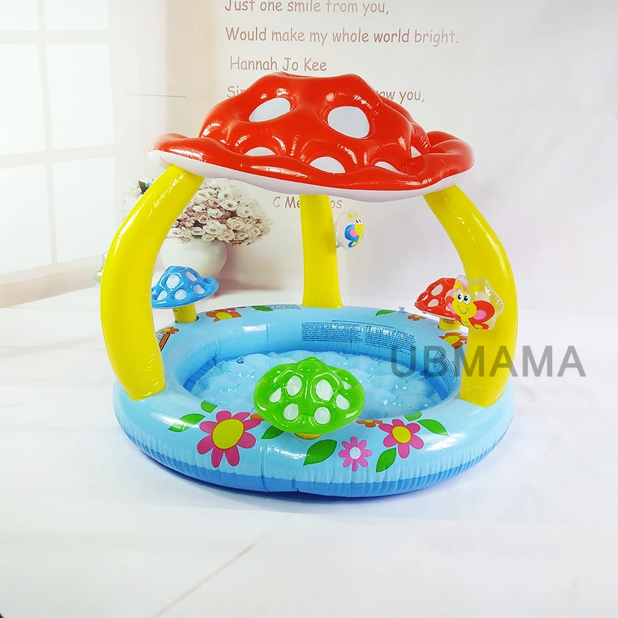 Детский бассейн для младенцев, надувной тент, бассейн с крышкой, детский бассейн для игры в воду, открытая ванна, детский бассейн
