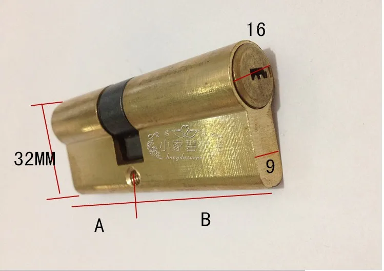 Цилиндр двери предвзятый замок 65 70 80 90 115 мм цилиндр AB ключ Противоугонный вход латунный дверной замок удлиненный сердечник расширенные ключи