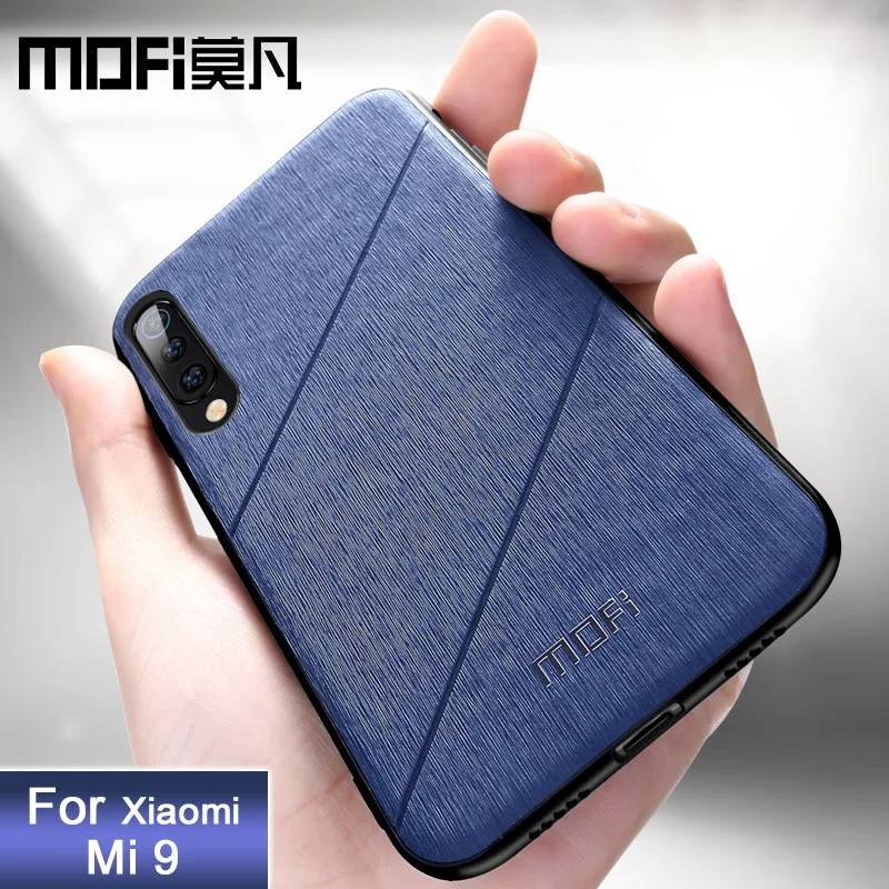 For Xiaomi mi9 case cover global back cover silicone protective fabric cloth shockproof cases capas MOFi original mi 9 SE case phone cases for xiaomi