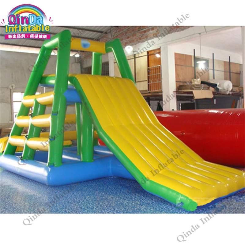 floating inflatable water slide 89