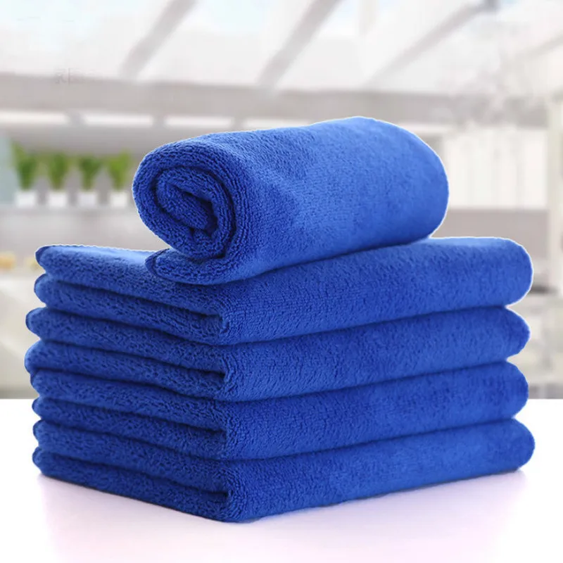 

1PC hot sale 25*25cm Towel Microfiber Face Hair Clean Car polishing Streak-Free Cleaning Towel cloth retail/wholesale