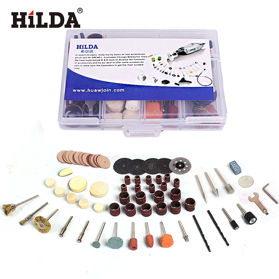 92Pcs Wood Metal Engraving Electric Rotary Tool Accessory for Dremel Bit Set Grinding Polish Cutting Cut