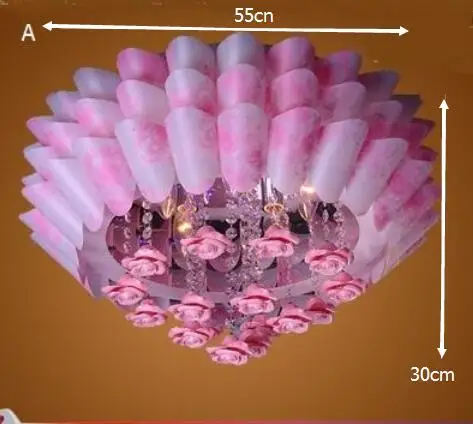 Современная простая Светодиодная потолочная лампа, круглая хрустальная лампа для спальни, теплая креативная романтическая лампа для комнаты TA9198