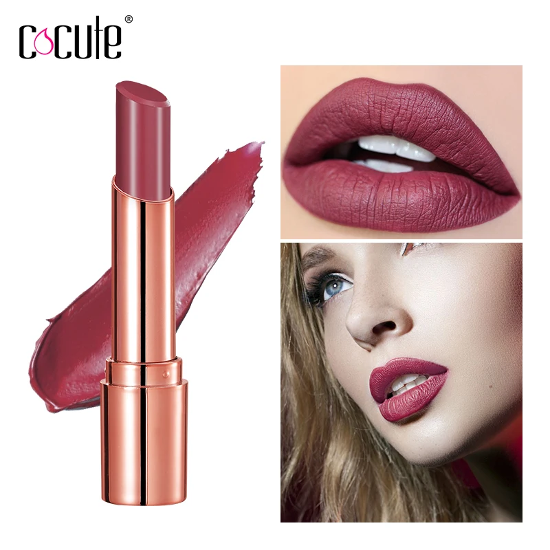 

Cocute 2018 High Quality Lipstick Moisturizer Lips Makeup 12 Color Cosmetic Color Easy to Wear Nude Sexy Lip Stick Long Lasting