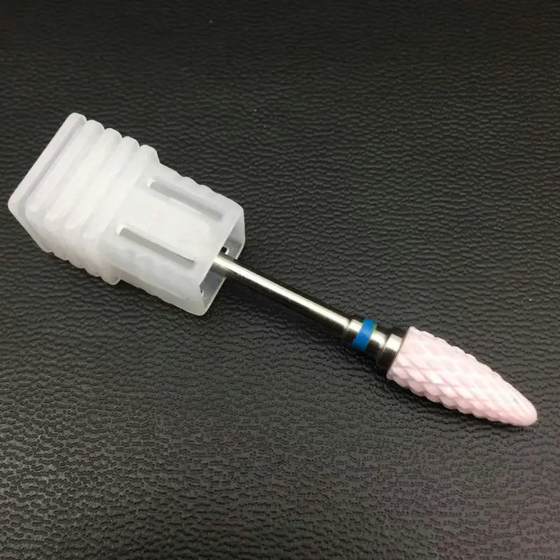 10pcs/set Wholesale Nail Ceramic Mill Manicure Machine Set Cutter For Pedicure Electric Nail Files Nail Drill Bit Nail Tools - Цвет: Ceramic 3-C(10pcs)