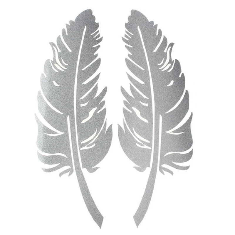 White Feathers car stickers DIY Art Fashion Design 3D Decoration