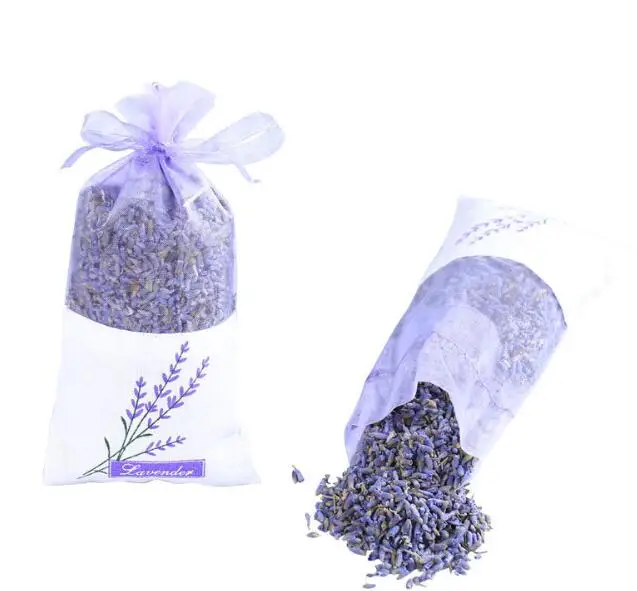 6 цветов, натуральные Лавандовые бутоны, сушеное цветочное саше, ароматерапия, ароматерапия, ароматическое Обновление воздуха, Прямая поставка - Цвет: Lavender