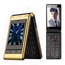TKEXUN G10 3 0 Double Dual Screen Dual SIM Long Standby Touch Screen FM Senior Phone