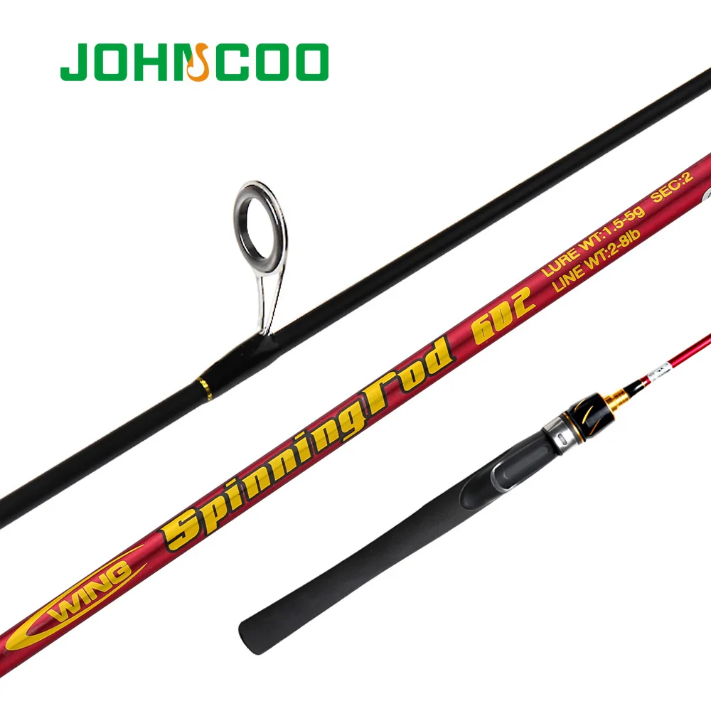

1.8m UL L Action Spinning Rod Tout Rod Carbon Fishing Rod 2-8lb Ultralight Spinning Rods 1.5-5g