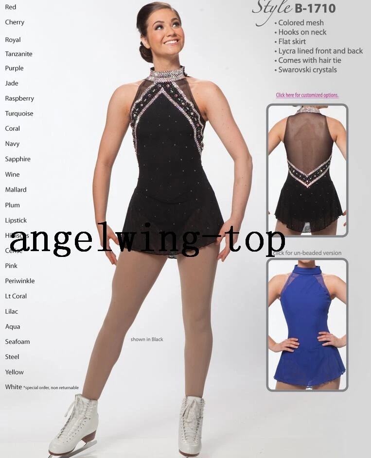 Vestidos negros de patinaje artístico para mujer, de patinaje de competición, vestido de patinaje sobre para niña, Lycra personalizada, envío gratis|girls skating dresses|skating girlcustom girl - AliExpress