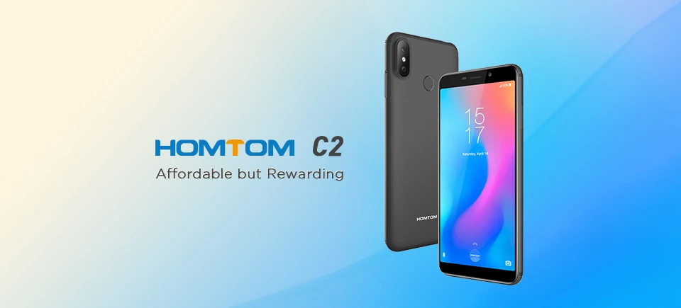 HOMTOM C2 5," 18:9 HD+ 4G смартфон Android 8,1 четырехъядерный 2 Гб ОЗУ 16 Гб ПЗУ мобильный телефон с функцией распознавания лица 3000 мАч