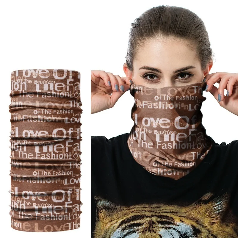 Cycling bandana bandana headscarf cotton bandana bandana neck cover multifunctional bandana motorcycle bandana camouflage bandana JAMONT New Multi Functional Bandana Warm Headband Camouflage Leaves Seamless Tubular Magic Tube Ring Scarf Neck Gaiter