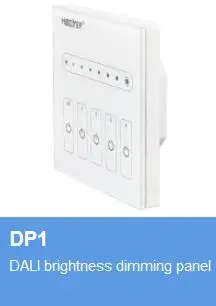 DL5 DP1 DP2 DP3 DALI RGB+CCT brightness color temperature dimming panel DALI Bus Power Supply 5 IN 1 LED Strip Controller - Цвет: DP1 brightness