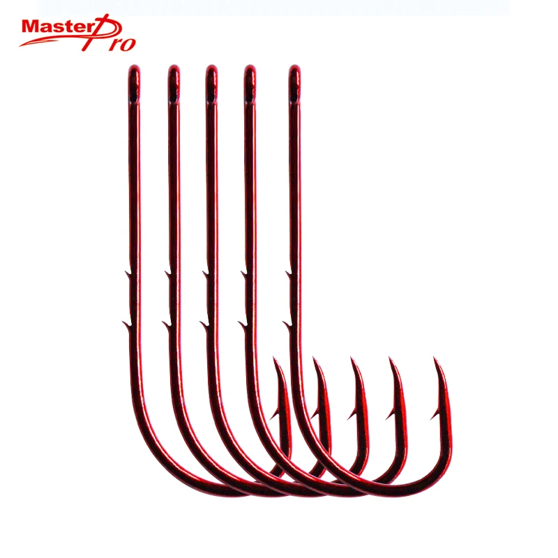 100pcs High Quality Chemically Sharpened Long Shank Baitholder Hooks
