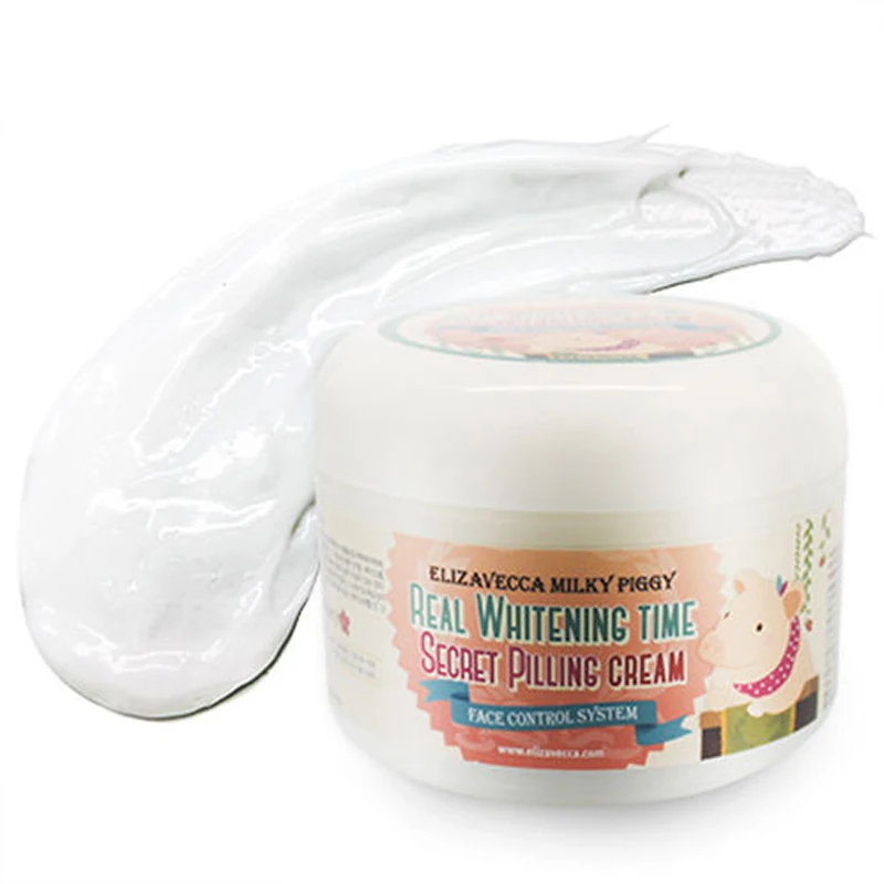 Elizavecca Milky Piggy Настоящее отбеливание время Secret пилинг крем 100 г отбеливающий
