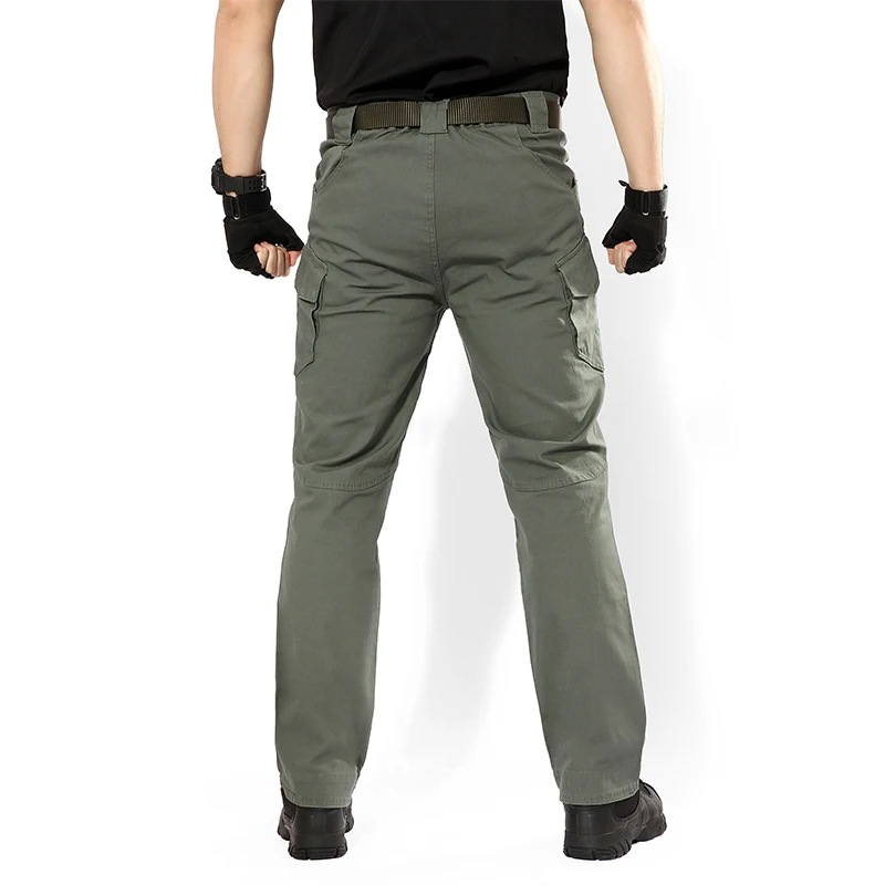 Hombres pantalones de senderismo al aire libre Durable caza Camping Trekking pantalones mujeres sólido escalada soldado pantalones tácticos del ejército trajes