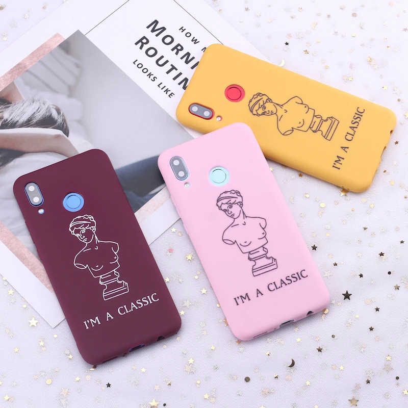 Для Huawei Honor Mate 10 20 Nova P20 P30 P40 P Smart Venus De Milo скульптура классическая девушка конфеты