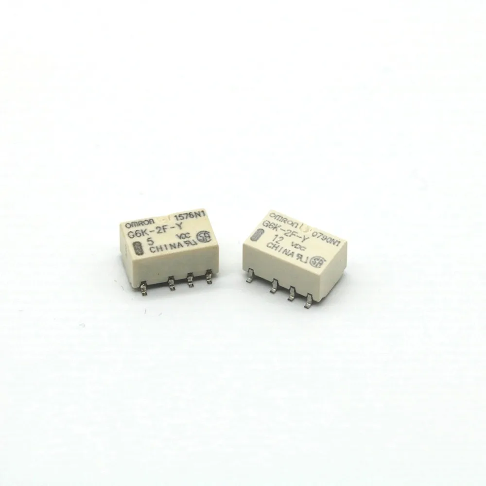 10 шт. SMD G6K-2F-Y Сигнальное реле 8PIN для Omron реле постоянного тока 5 В, 12 В, 24 В постоянного тока, G6K-2F-Y 5VDC G6K-2F-Y 12VDC G6K-2F-Y 24VDC