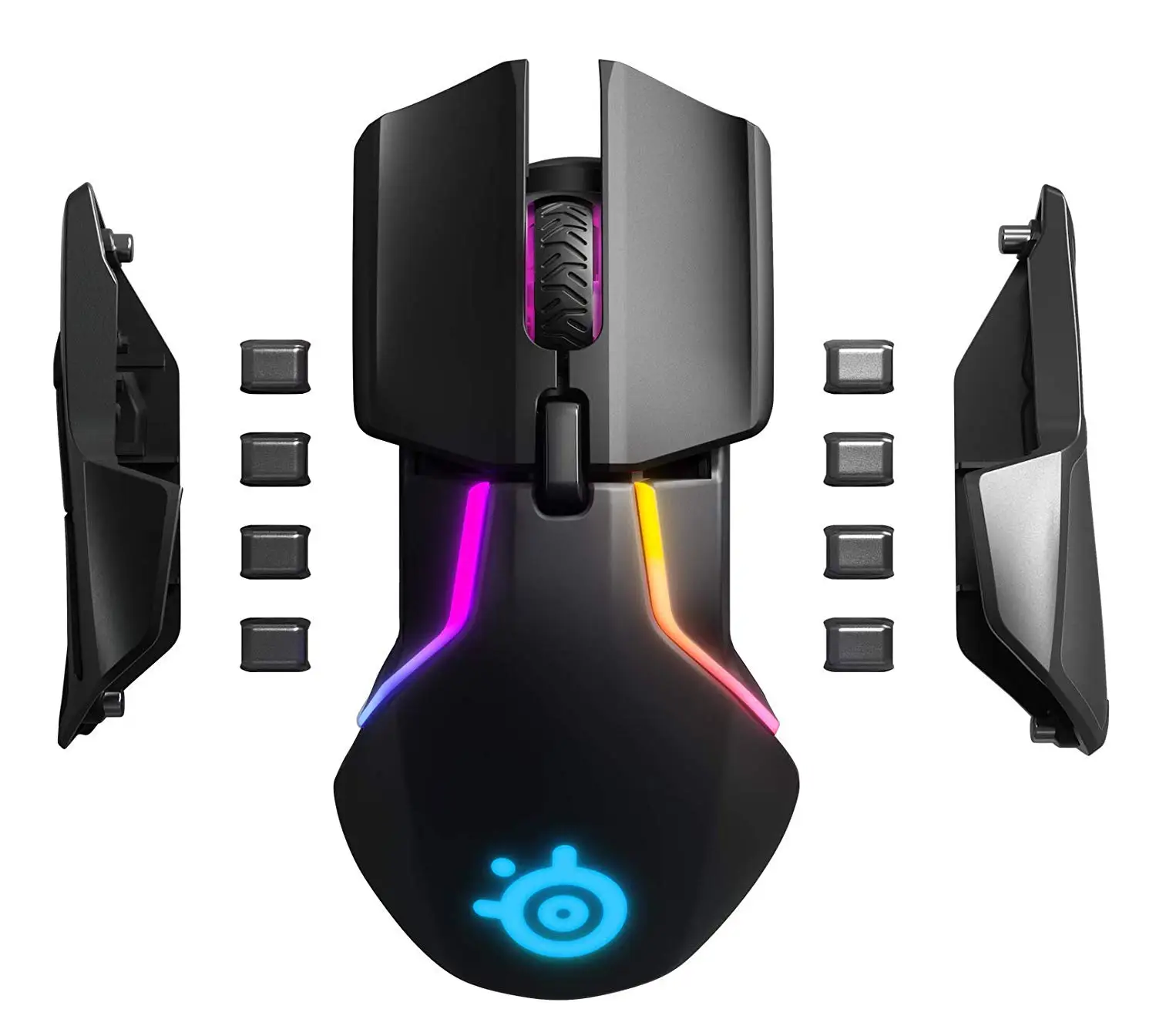 Steelseries Rival 600 игровая мышь TrueMove3+ двойной оптический сенсор RGB взвешиваемая профессиональная FPS мышь