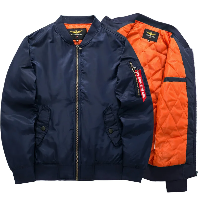 Mode Männer Bomber Flug Jacken Mäntel Winter Männlichen Casual Zipper Stehkragen Jaqueta Masculina Männer Outwear Mantel Jacke Jacken & Mäntel Jacken