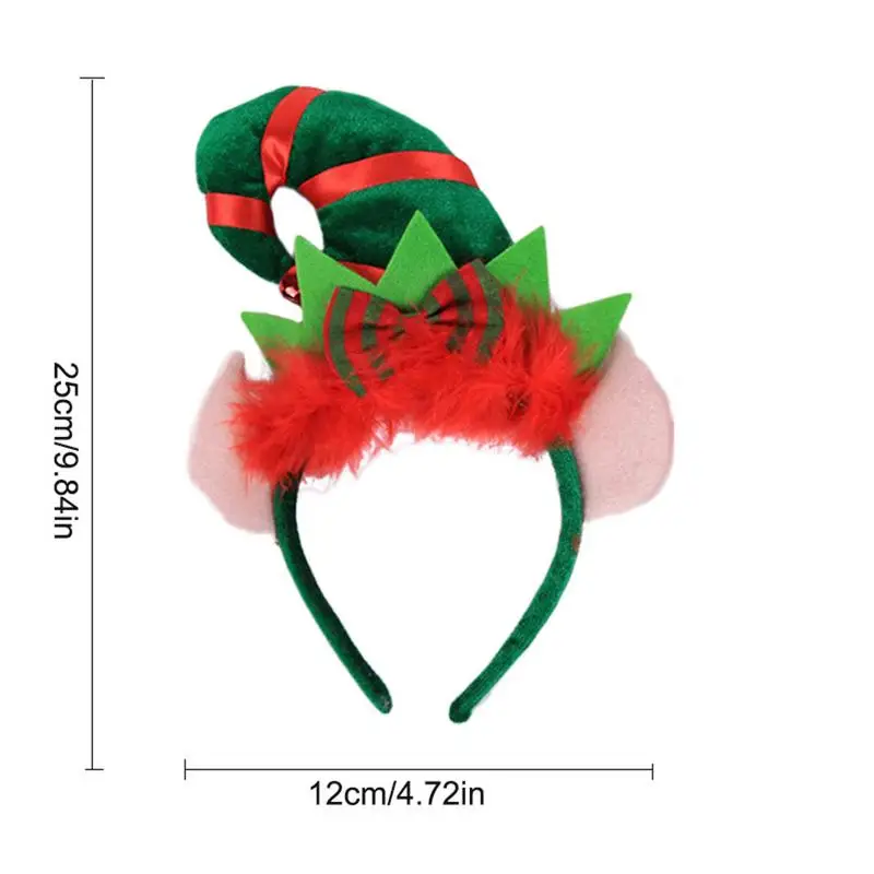 Новинка, Рождественская повязка на голову, олень, эльф, новогодние подарки, детские игрушки, рождественские украшения для дома, сделай сам, ремесло, вечерние принадлежности
