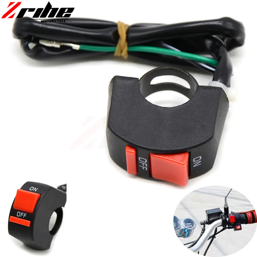 1Piece Motorcycle Handlebar Mount On Off Button Switch