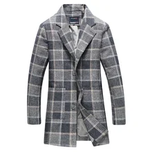 Модная куртка мужская длинная клетчатая Дизайнерская куртка с воротником приталенная ветровка пальто Мужская s Тренч пальто брендовая одежда M-5XL