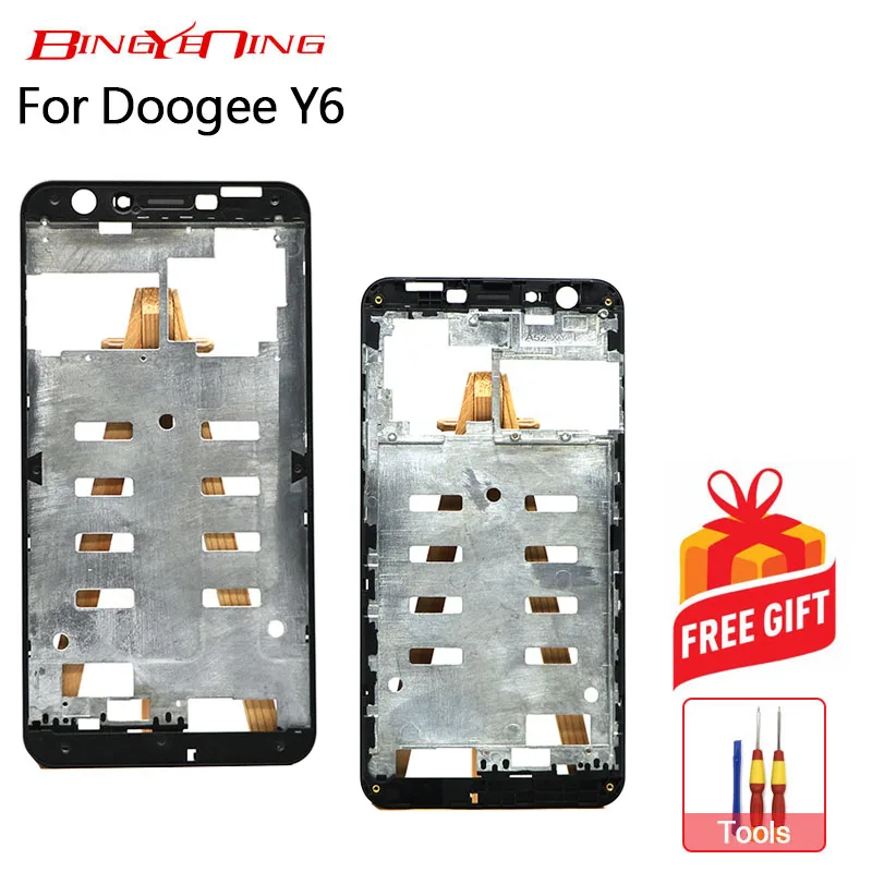 

BingYeNing High-quality New Original For Doogee Y6 Front Frame Cover Case Assembly Replacement
