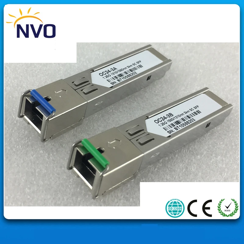 

10 Pair/Lot,1.25Gbps 1310/1550,3KM,SC SFP Module,WDM,DDM,SC BiDi Fiber Optical SFP Transceiver,Compatible with Cisco Code