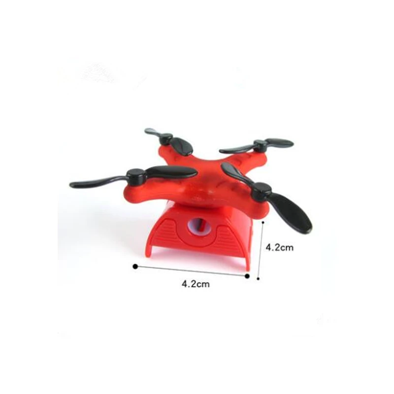 

New Creative Design Unmanned Aerial Vehicle Pencil Sharpener Middle School Stationery Students Plastic Pencil Sharpener