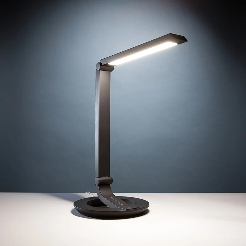 

Fashion Polish Touch Sensor LED Table Lamp For Mobile Phone Charge Dimmer Control Eye-shield Desk Night Light DHL Free Shipping