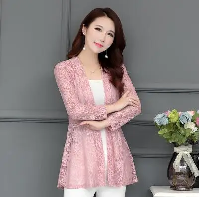 2019 Beach Summer sexy Women Casual Boho Kimono Cardigan Lace Chiffon Loose Floral Blouse Shirt Plus Size Tops Beachwear