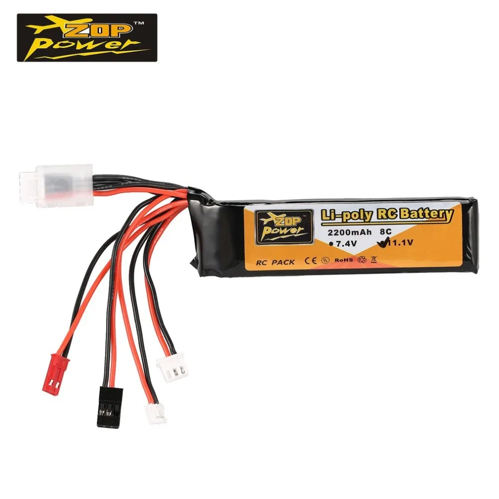 Новый ZOP power 11 1 V 2200mAh 3S 8C Lipo аккумулятор JR JST FUBEBA штекер для батарейки передатчика