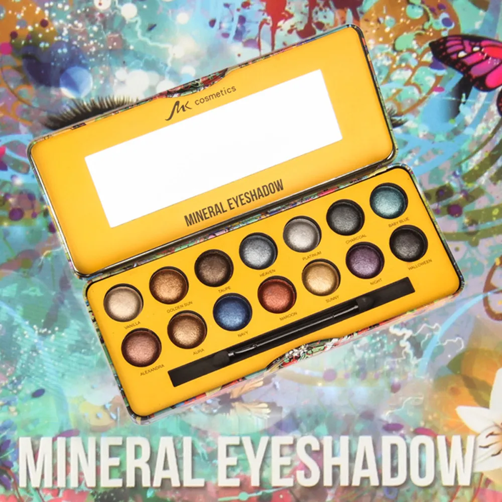

14 Colors Matte Pearl Light Eyeshadow Pallete Powder Eye shadow Matte Make Up Eyeshadow Cosmetic maquiagem profissional completa