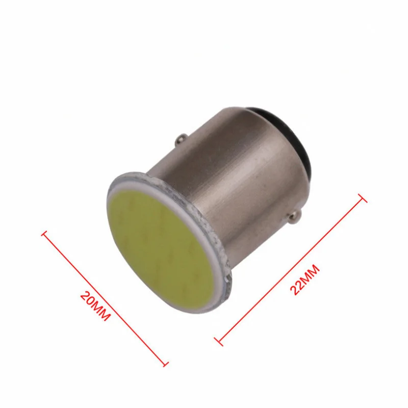Ba15s Cob P21w светодиодный 12 SMD 1156 12V 1157 лампы для внутреннего освещения 1073 парковочный