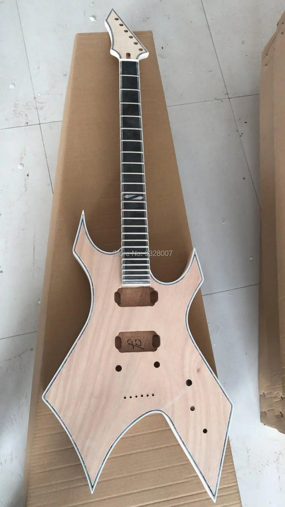 

CHINA FACTORY PRODUCT;UNFINISHED B. C. RICH WARLOCK GUITAR;NO PAINT;NO HARDWARE OR ACCESSORIES;FREE SHIPPING