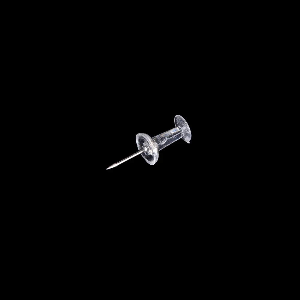 

40pcs/set Bulletin Board Steel Thumbtacks Plastic Transparent Decorative Push Pins Office School Stationery Supplies