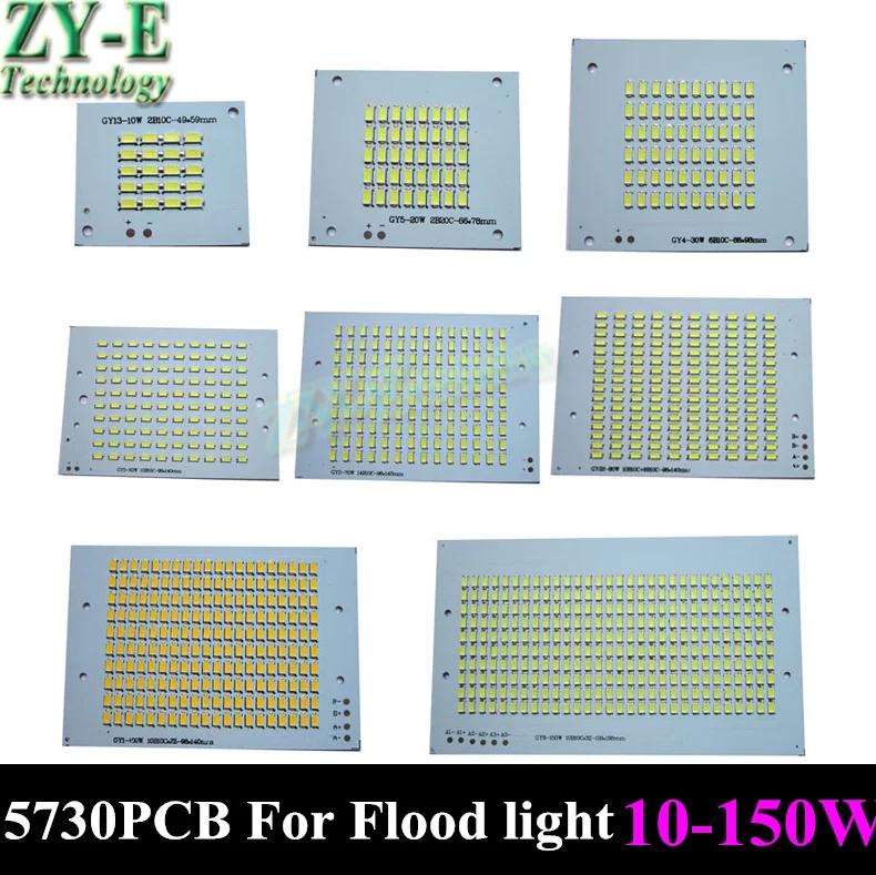 

50PCS 10W 20W 30W 50W 70W 80W 100W 150W LED Outdoor Flood lights pcb led Floodlight Outdoor Landscape Lighting For Garden Street