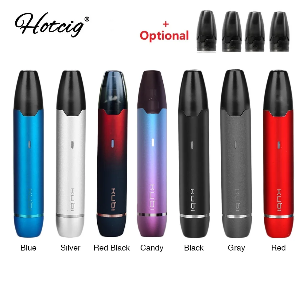 

Original Hotcig Kubi Pod Vape Kit with Built-in 550mAh Battery & 1.7ml Pod System vape kit