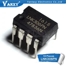 10 шт. LNK306PN DIP7 LNK306P DIP LNK306 DIP-7 306PN новое и оригинальное IC