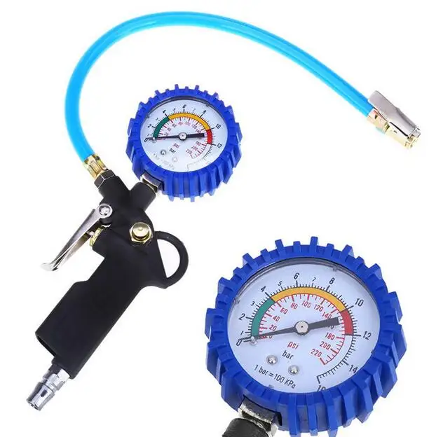 

Multifunction Portable Air Tire Pressure Inflator Gauge Car Vehicle Motorcycle Professional Meter Vehicle tyre Tester Manometer