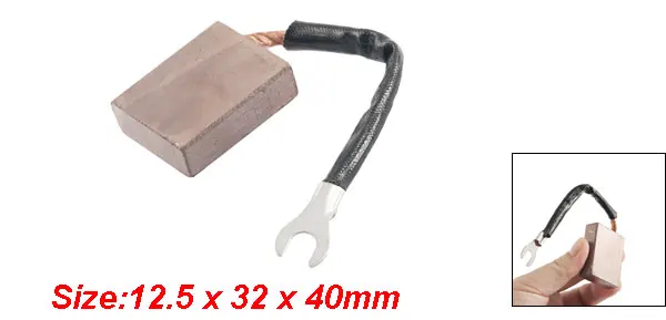 Metric 12.5mm x 32mm x 40mm DC Device Motor Carbon Brush