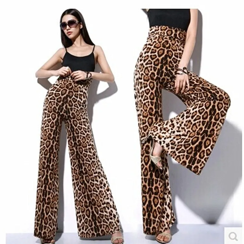 tall high waisted wide leg trousers